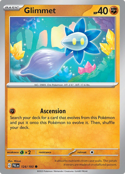 Pokemon Glimmet - 124/193 124/193 SV02: Paldea Evolved Reverse Holo - EternaCards