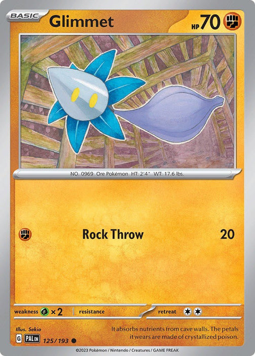 Pokemon Glimmet - 125/193 125/193 SV02: Paldea Evolved Normal - EternaCards