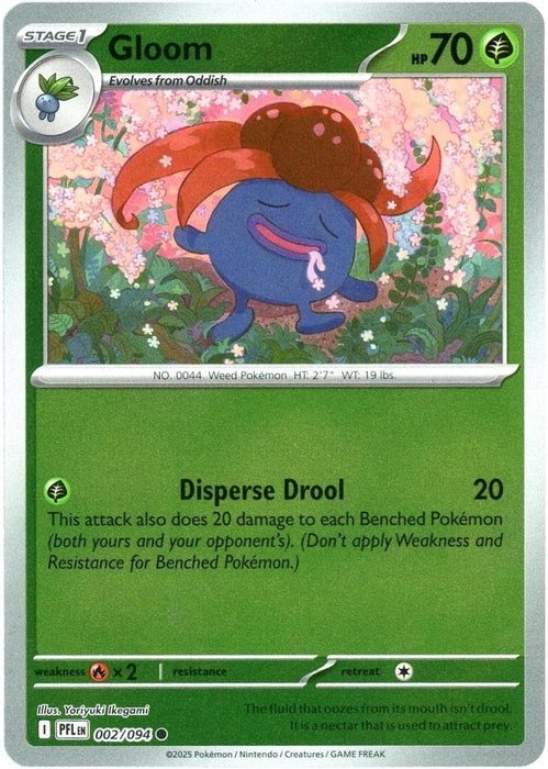 Pokemon Gloom 002/094 ME02: Phantasmal Flames Normal - Eterna Cards