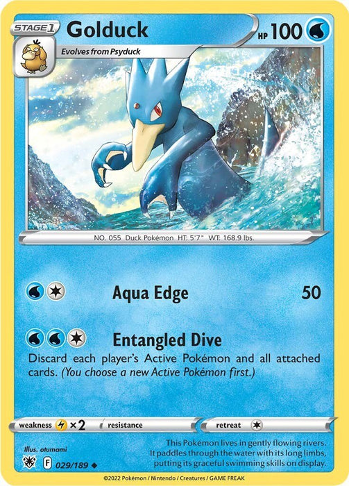 Pokemon Golduck 029/189 SWSH10: Astral Radiance Normal - EternaCards