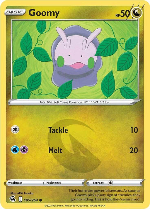 Pokemon Goomy 195/264 SWSH08: Fusion Strike Normal - Eterna Cards