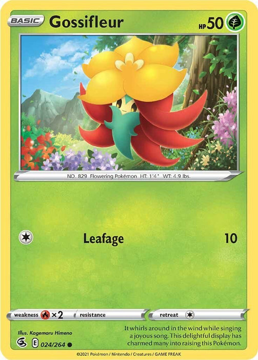 Pokemon Gossifleur 024/264 SWSH08: Fusion Strike Normal - Eterna Cards