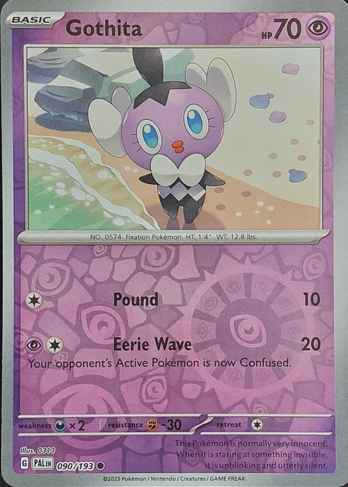 Pokemon Gothita 090/193 SV02: Paldea Evolved Normal - Eterna Cards