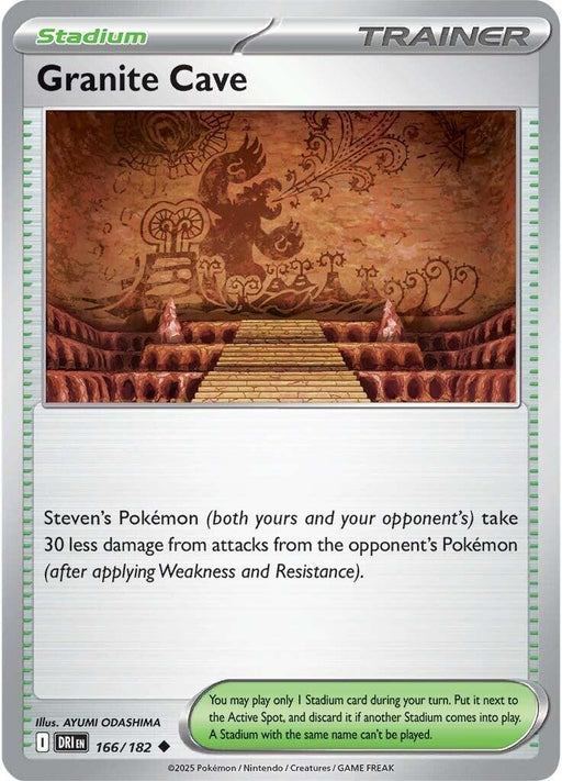 Pokemon Granite Cave 166/182 SV10: Destined Rivals Reverse Holo - EternaCards