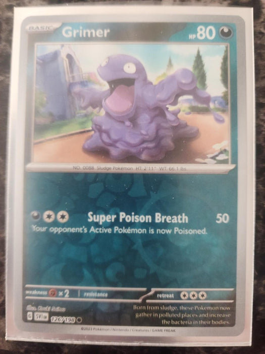 Pokemon Grimer 126/198 SV01: Scarlet & Violet Base Set Normal - Eterna Cards