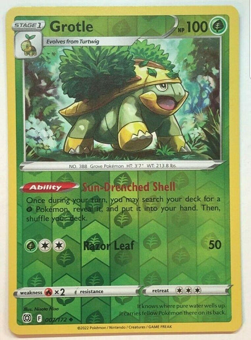Pokemon Grotle 007/172 SWSH09: Brilliant Stars Normal - Eterna Cards