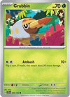 Pokemon Grubbin 009/142 SV07: Stellar Crown Reverse Holo