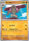 Pokemon Gurdurr 048/086 SV: Black Bolt Reverse Holo