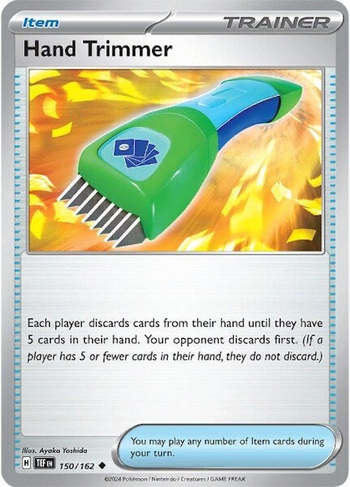Pokemon Hand Trimmer 150/162 SV05: Temporal Forces Reverse Holo - EternaCards