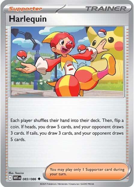 Pokemon Harlequin 083/086 SV: White Flare Reverse Holo - EternaCards