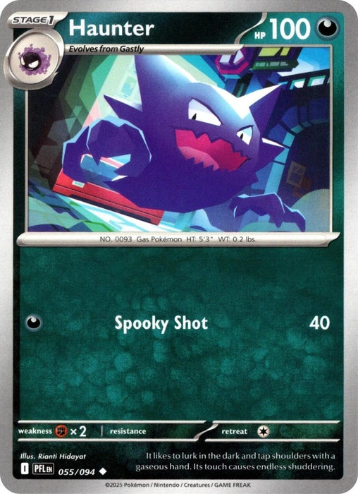Pokemon Haunter - 055/094 055/094 ME02: Phantasmal Flames Reverse Holo - EternaCards