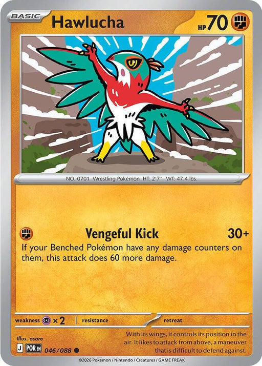 Pokemon Hawlucha 046/088 ME03: Perfect Order Normal - EternaCards