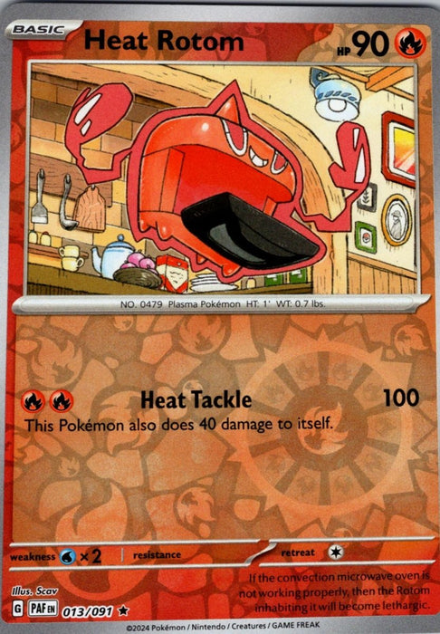 Pokemon Heat Rotom 013/091 SV: Paldean Fates Holo - Eterna Cards