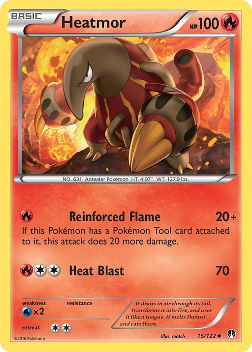 Pokemon Heatmor 15/122 XY - BREAKpoint Normal - EternaCards