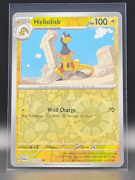 Pokemon Heliolisk - 071/167 SV06: Twilight Masquerade Normal - Eterna Cards