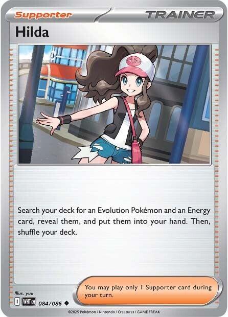 Pokemon Hilda 084/086 SV: White Flare Reverse Holo - Eterna Cards