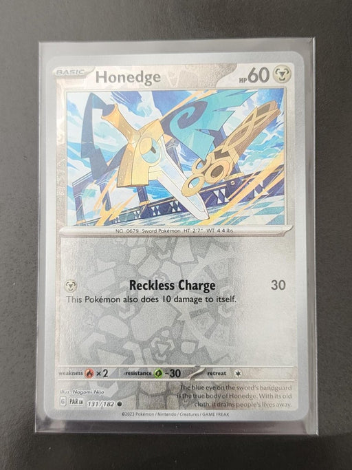 Pokemon Honedge - 131/182 SV04: Paradox Rift Normal - Eterna Cards