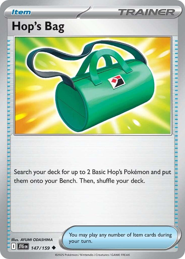 Pokemon Hop's Bag 147/159 SV09: Journey Together Reverse Holo