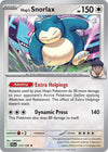 Pokemon Hop's Snorlax 117/159 SV09: Journey Together Holo