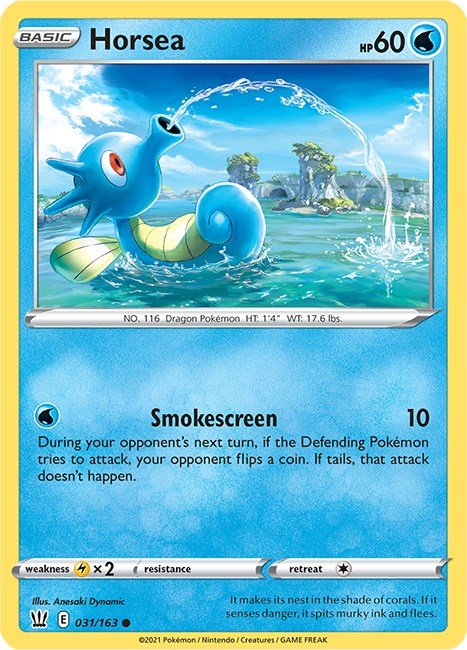 Pokemon Horsea 031/163 SWSH05: Battle Styles Normal - EternaCards