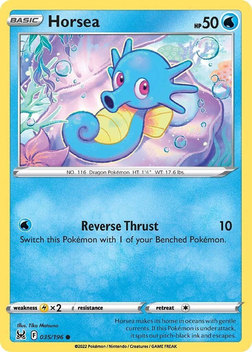 Pokemon Horsea 035/196 SWSH11: Lost Origin Normal - EternaCards