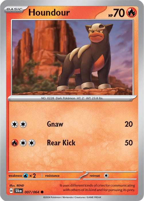 Pokemon Houndour 007/064 SV: Shrouded Fable Reverse Holo - EternaCards