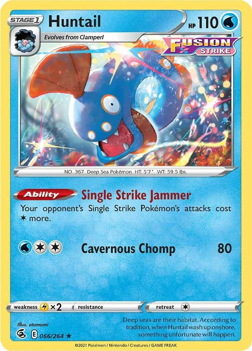 Pokemon Huntail 066/264 SWSH08: Fusion Strike Normal - Eterna Cards