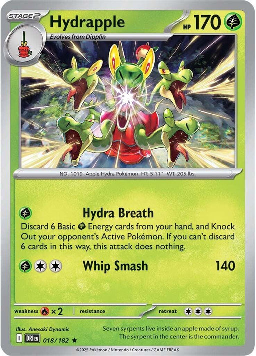 Pokemon Hydrapple - 018/182 SV10: Destined Rivals Holo - EternaCards