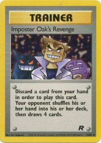 Pokemon Imposter Oak's Revenge 76/82 Team Rocket Unlimited - Eterna Cards