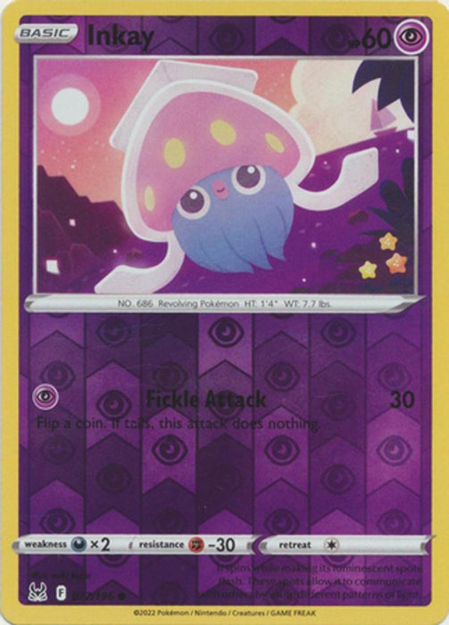 Pokemon Inkay (077) 077/196 SWSH11: Lost Origin Normal - Eterna Cards