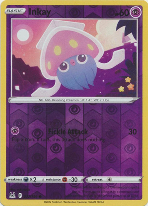 Pokemon Inkay (077) 077/196 SWSH11: Lost Origin Normal - Eterna Cards