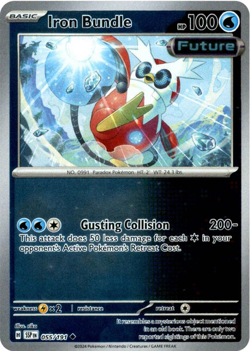 Pokemon Iron Bundle 055/191 SV08: Surging Sparks Normal - Eterna Cards