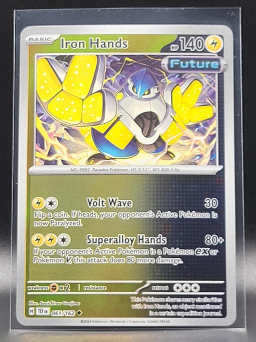Pokemon Iron Hands 061/162 SV05: Temporal Forces Normal - Eterna Cards