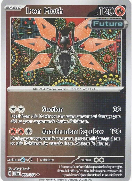 Pokemon Iron Moth 009/064 SV: Shrouded Fable Normal - Eterna Cards