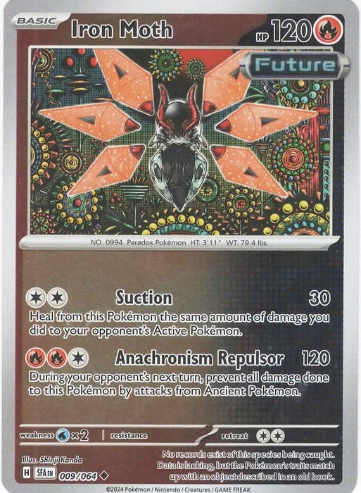 Pokemon Iron Moth 009/064 SV: Shrouded Fable Normal - Eterna Cards