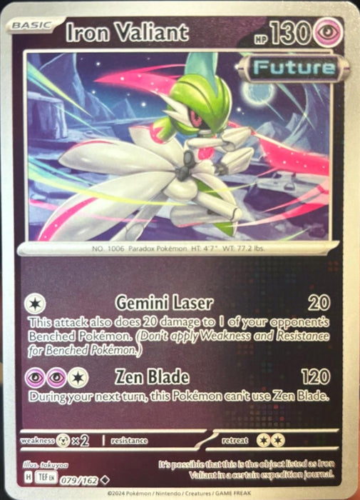 Pokemon Iron Valiant - 079/162 SV05: Temporal Forces Normal - Eterna Cards