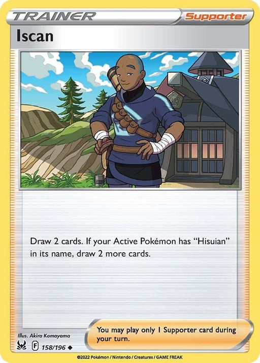 Pokemon Iscan 158/196 SWSH11: Lost Origin Reverse Holo - EternaCards