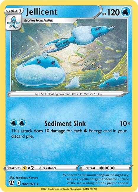 Pokemon Jellicent 042/163 SWSH05: Battle Styles Normal - Eterna Cards