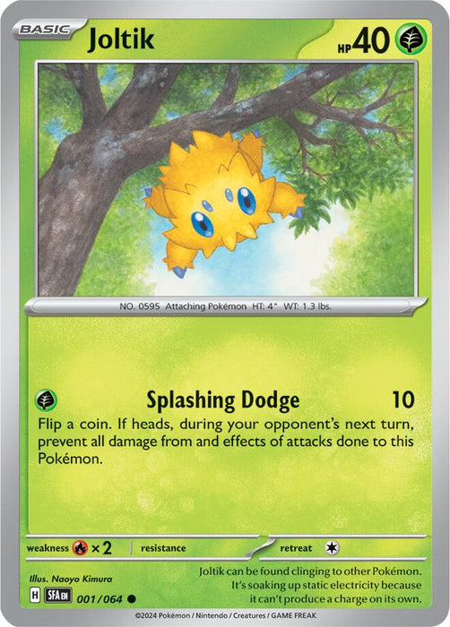 Pokemon Joltik 001/064 SV: Shrouded Fable Reverse Holo - EternaCards