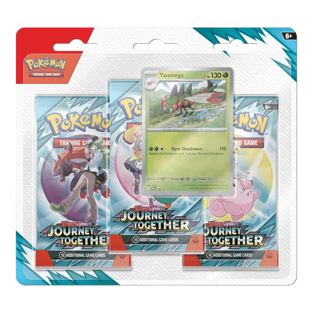 Pokemon Journey Together 3 - Pack Blister (Yanmega/Scrafty) - EternaCards