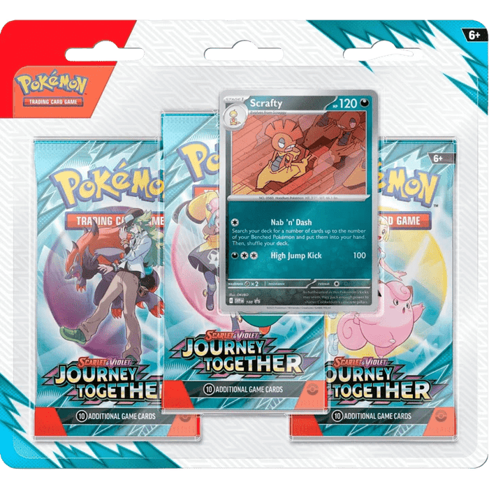 Pokemon Journey Together 3 - Pack Blister (Yanmega/Scrafty) - EternaCards