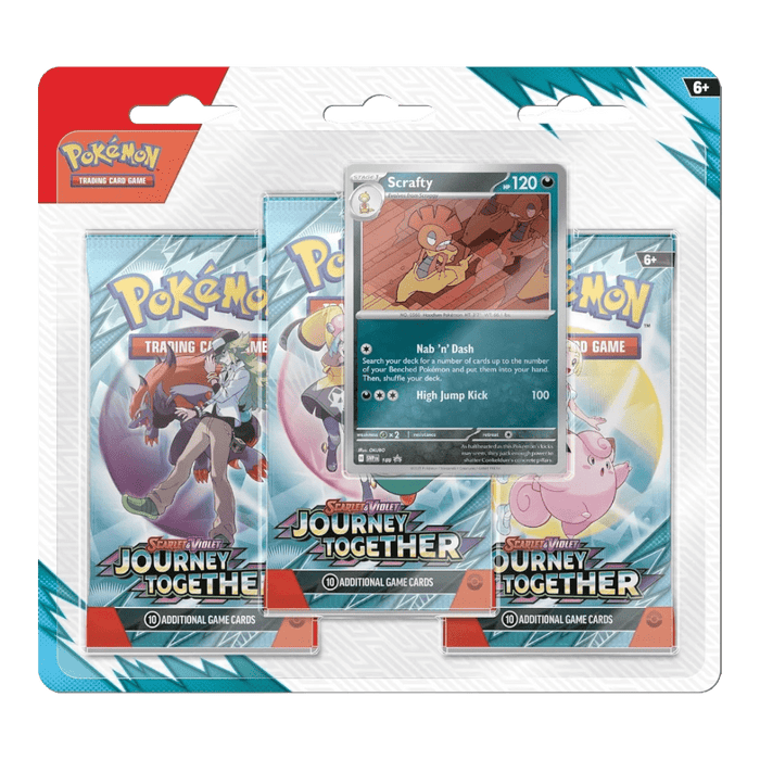 Pokemon Journey Together 3 - Pack Blister (Yanmega/Scrafty) - EternaCards