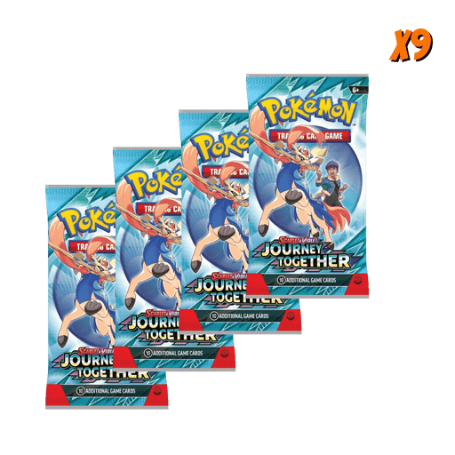 Pokemon Journey Together Booster Pack Bundle (9 Packs) - EternaCards