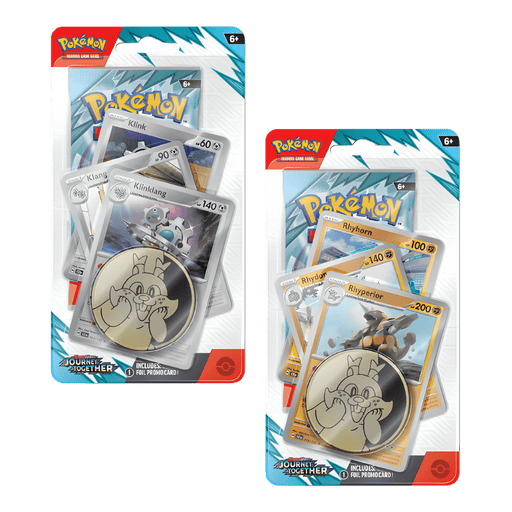 Pokemon Journey Together Premium Checklane Blister (Rhypherior/Klingklang) - EternaCards