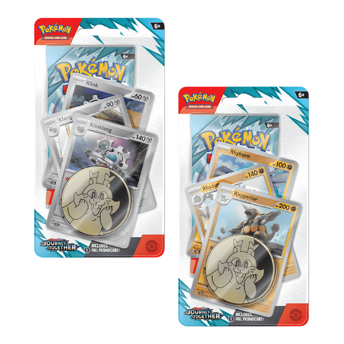 Pokemon Journey Together Premium Checklane Blister (Rhypherior/Klingkl —  EternaCards