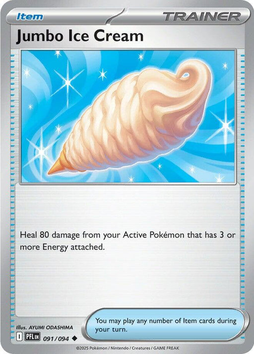 Pokemon Jumbo Ice Cream 091/094 ME02: Phantasmal Flames Reverse Holo - EternaCards