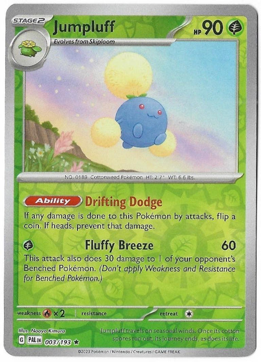 Pokemon Jumpluff 003/193 SV02: Paldea Evolved Reverse Holo - Eterna Cards