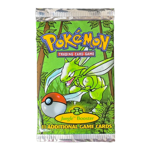 Pokemon Jungle Set Short Crimp Booster Pack (Unweighed) (Scyther Artwork)﹒ - EternaCards