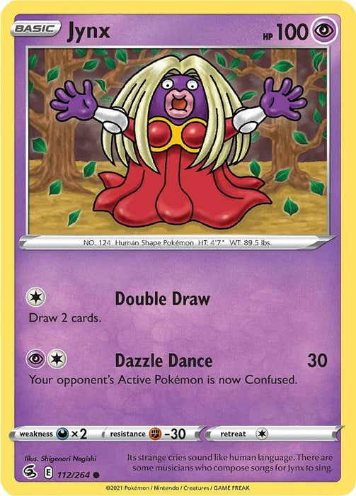 Pokemon Jynx 112/264 SWSH08: Fusion Strike Normal - EternaCards