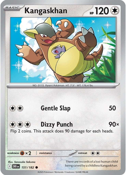 Pokemon Kangaskhan - 151/182 SV10: Destined Rivals Normal - EternaCards
